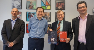 Sir David visits UK music